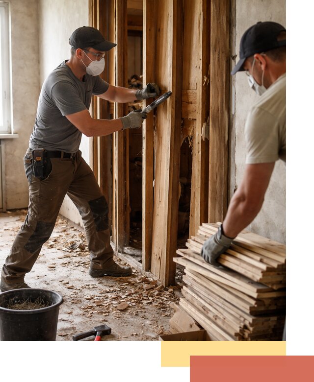 Демонтаж деревянных перегородок в Ржеве быстро и аккуратно