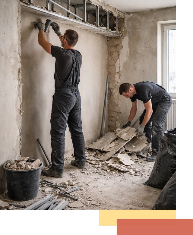 Демонтаж короба из гипсокартона в Ржеве быстро и аккуратно