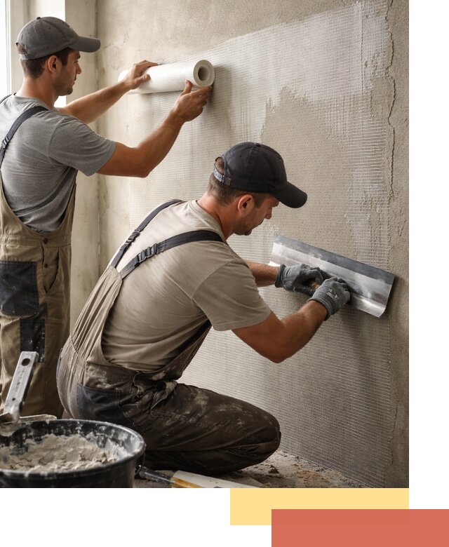 Армирование стен стеклосеткой в Ржеве для прочной отделки