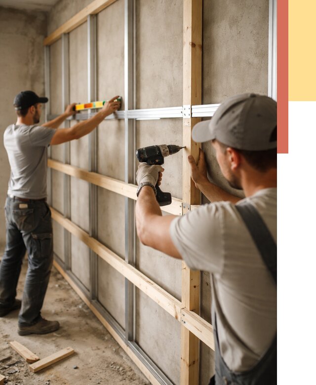 Устройство обрешетки под панели в Ржеве от 2159 руб. — монтаж под ключ | ОТДЕЛОЧНИК-Ржв