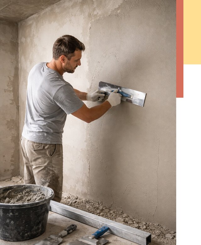 Штукатурка стен без маяков в Ржеве от 7401 руб/м2 — услуги и цена | ОТДЕЛОЧНИК-Ржв