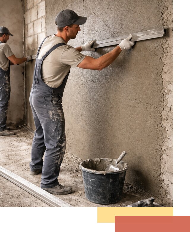 Штукатурка стен цементно-песчаная в Ржеве профессионально