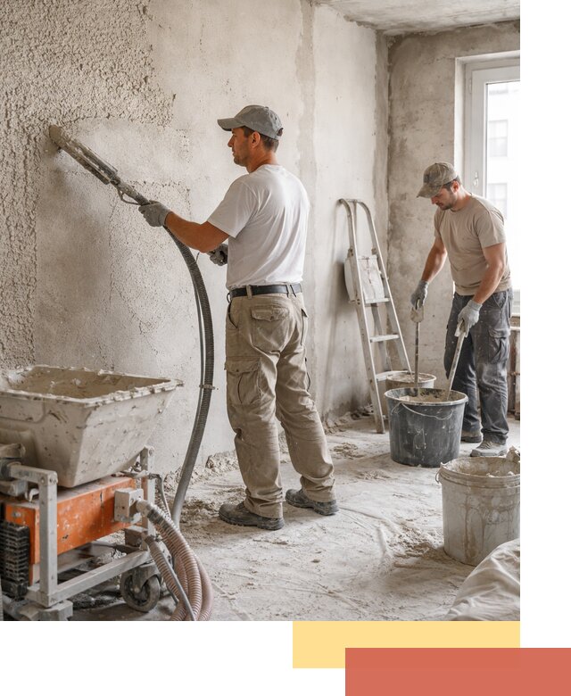 Машинная штукатурка стен в Ржеве — быстро и качественно