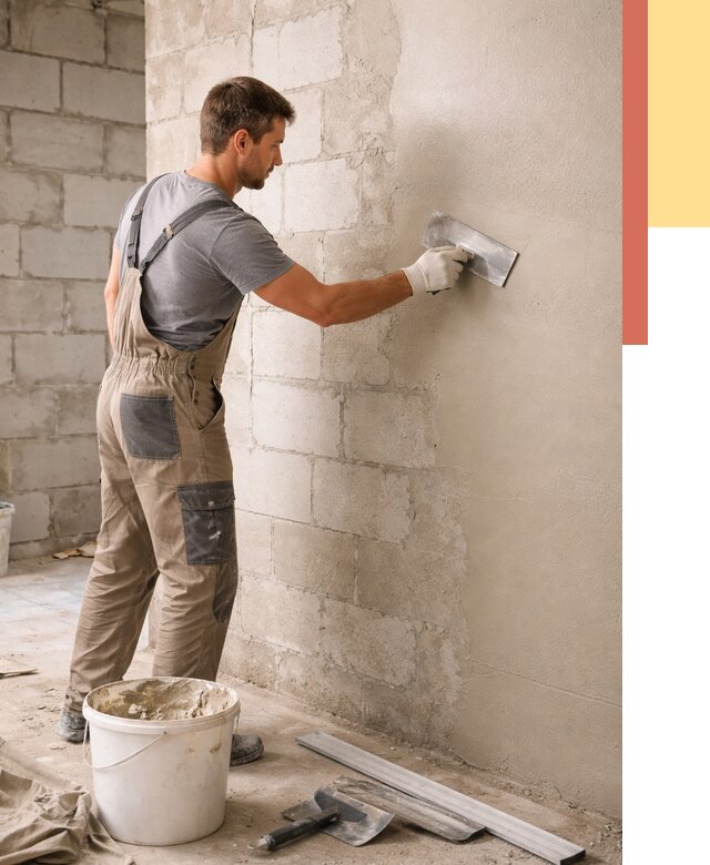 Штукатурка стен из газобетона в Ржеве от 2159 руб./м2 — быстро и недорого | ОТДЕЛОЧНИК-Ржв