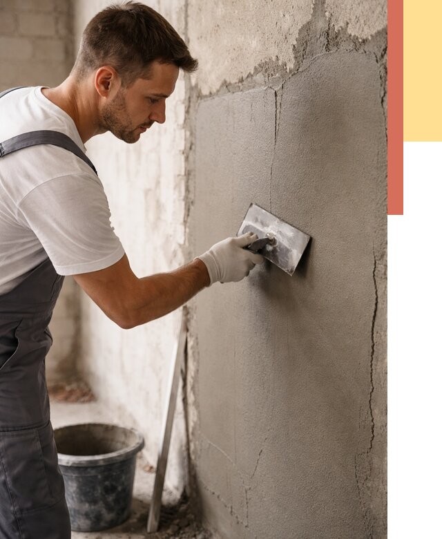 Штукатурка стен под плитку в Ржеве от 4317 руб./м2 — выравнивание под плитку | ОТДЕЛОЧНИК-Ржв