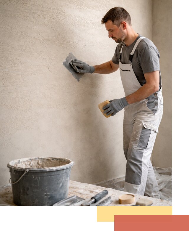 Декоративная штукатурка травертин в Ржеве для стен и потолков