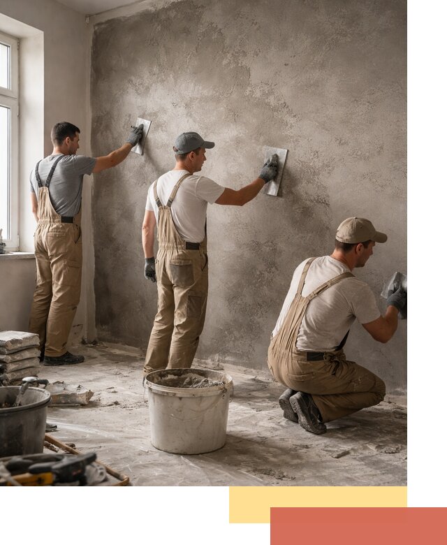 Декоративная штукатурка под бетон в Ржеве для стен и потолков