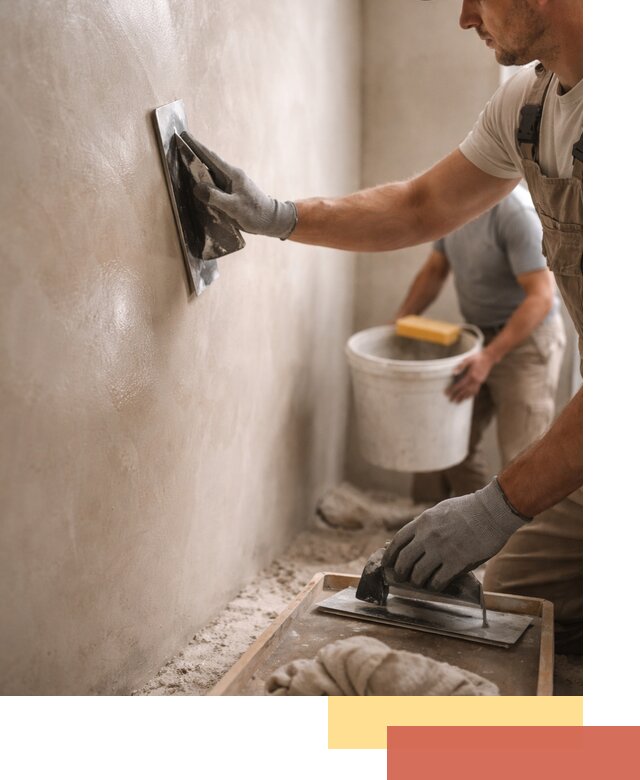 Нанесение марокканской штукатурки таделакт в Ржеве