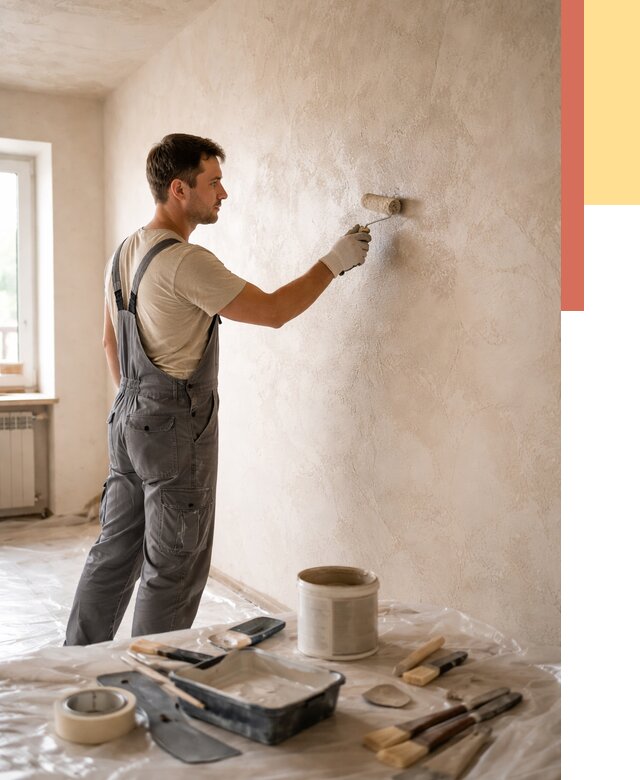 Нанесение лессирующей краски по декоративке в Ржеве от 1799 руб. | ОТДЕЛОЧНИК-Ржв