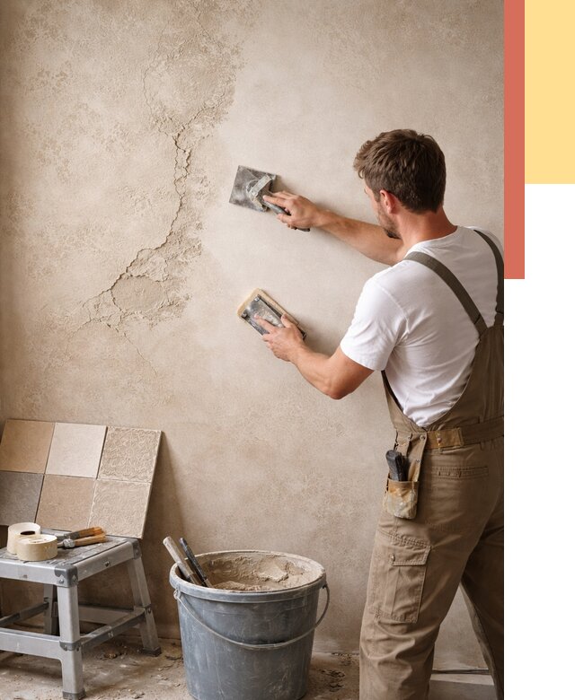 Ремонт декоративной штукатурки в Ржеве от 4626 руб. под ключ | ОТДЕЛОЧНИК-Ржв