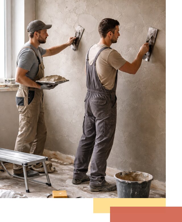 Ремонт декоративной штукатурки и восстановление фактуры в Ржеве