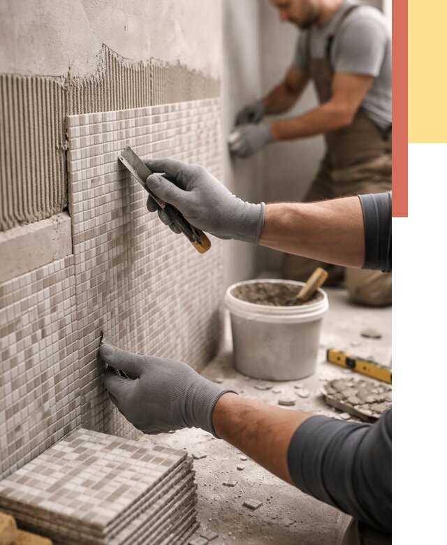 Облицовка стен мозаикой в Ржеве от 3289 руб/м2 — укладка мозаики на стены | ОТДЕЛОЧНИК-Ржв