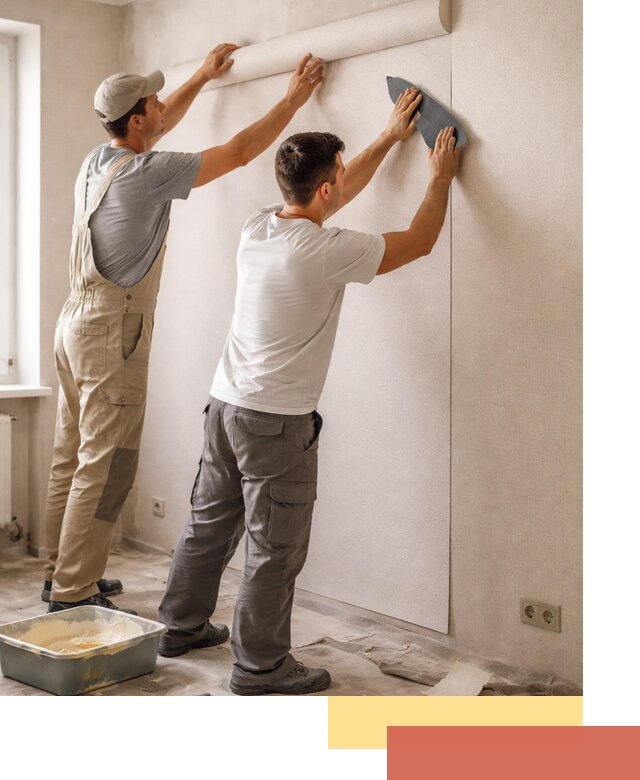 Поклейка виниловых обоев в Ржеве профессионально и качественно