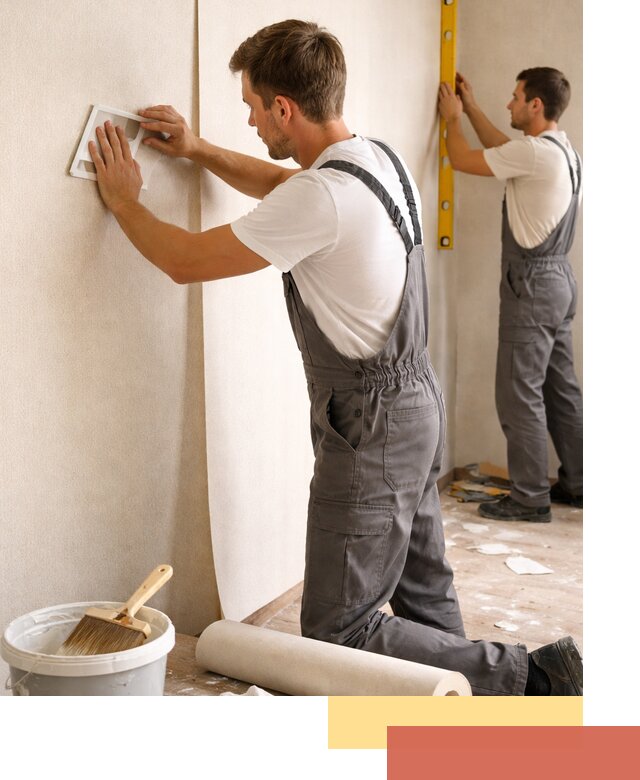 Поклейка бумажных обоев в Ржеве качественно и недорого