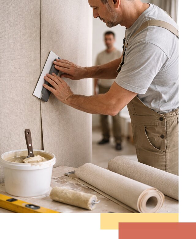 Поклейка текстильных обоев в Ржеве профессионально и аккуратно