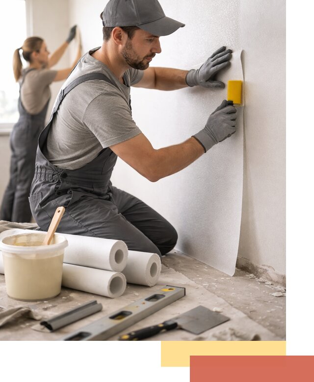 Поклейка стеклообоев профессионально в Ржеве