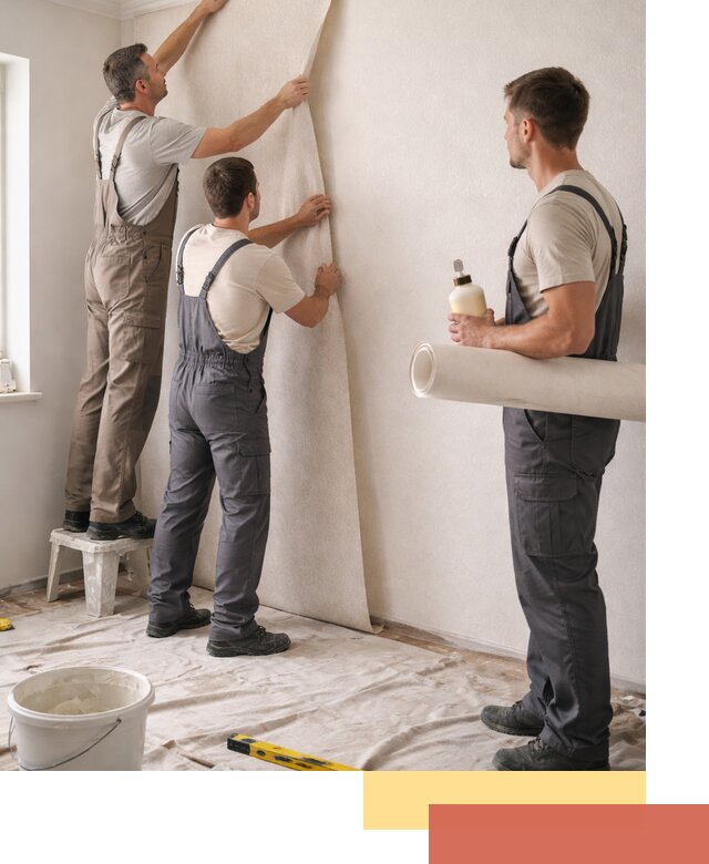 Оклейка стен обоями в Ржеве — качественно и профессионально