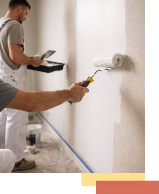 Покраска стен акриловой краской профессионально в Ржеве