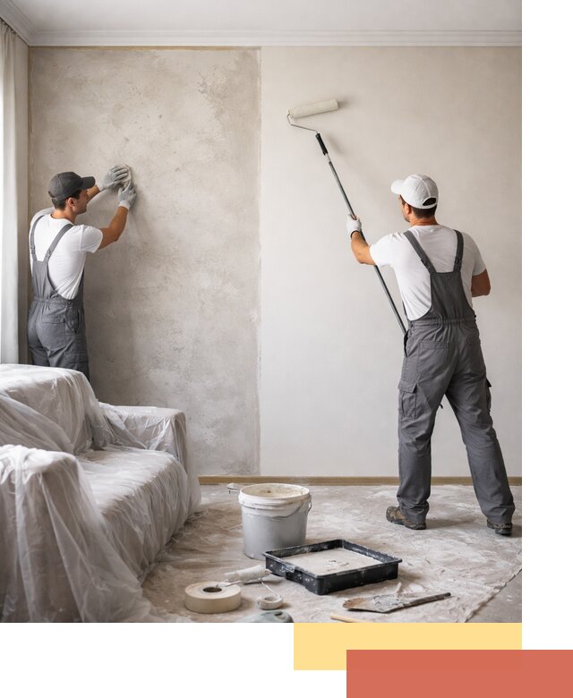 Покраска стен антивандальной краской в Ржеве