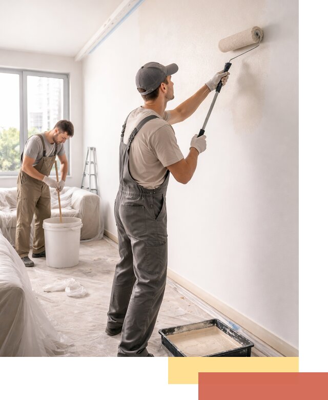 Покраска стен в офисе в Ржеве — быстрый и качественный ремонт