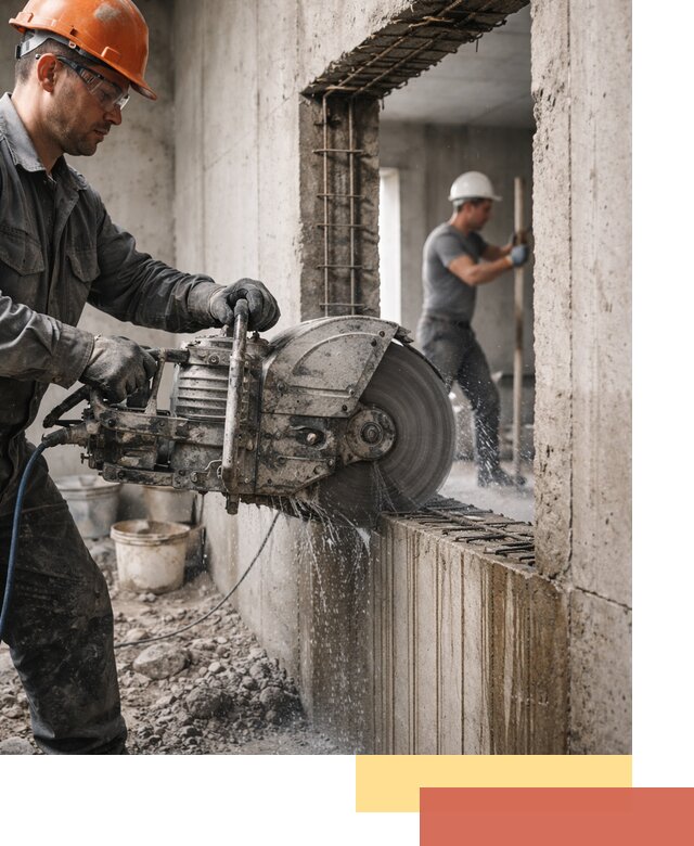 Алмазная резка проемов в Ржеве быстро и точно