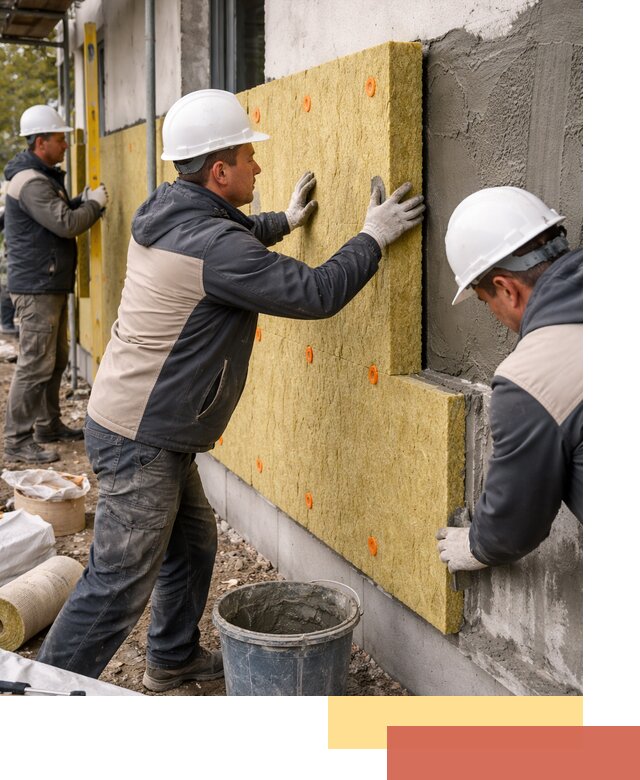 Утепление стен минватой в Ржеве — тепло и звукоизоляция