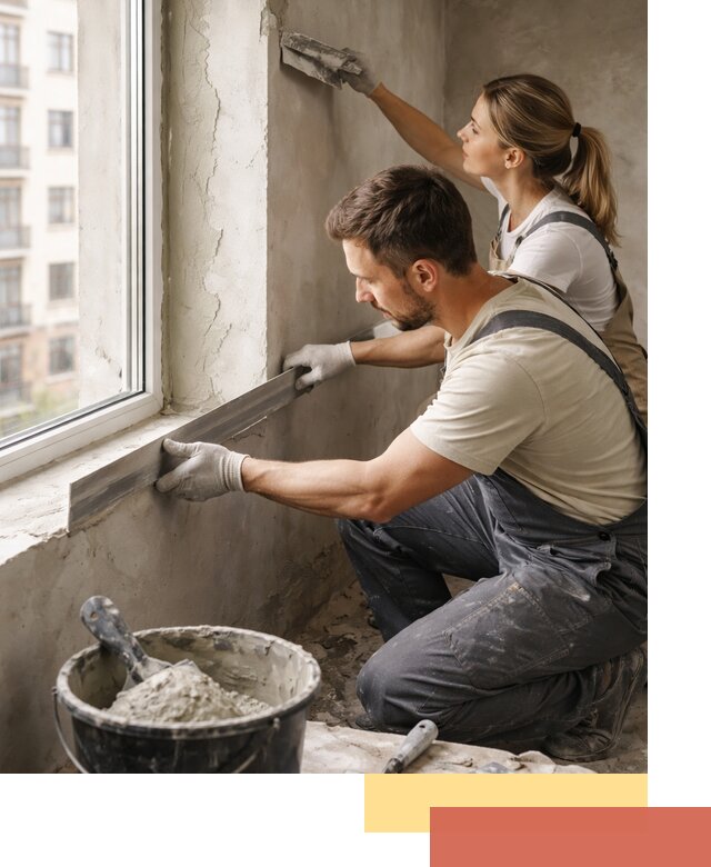 Штукатурка откосов дверей и окон профессионально в Ржеве