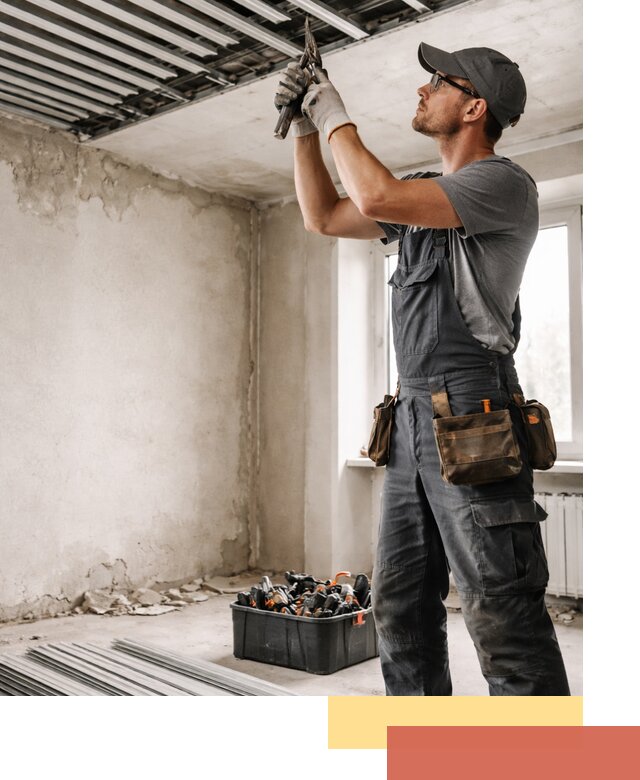 Демонтаж реечного потолка в Ржеве быстро и аккуратно