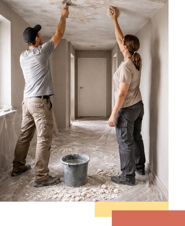 Удаление побелки с потолка в Ржеве — быстро и аккуратно