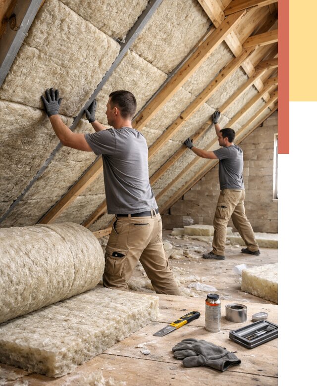 Утепление потолка минватой в Ржеве от 1490 руб. — быстро и недорого | ОТДЕЛОЧНИК-Ржв